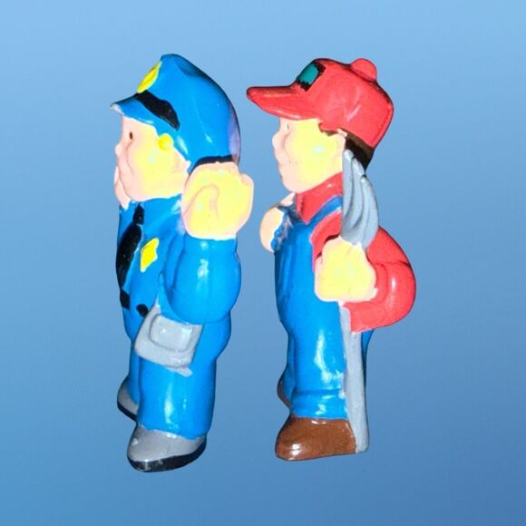 2006 Maxim Fireman & Construction Figures For Wood Train Set A20 - Picture 7 of 8